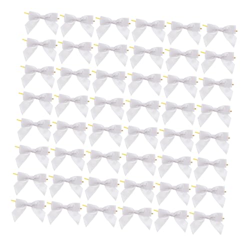 SHERCHPRY 50 Stück Satinband Schleifen mit Drehverschluss Vorgebundene Schleifen für DIY Geschenkverpackung Kuchen Dekoration Hochzeit Geburtstag Shower Silber SHERCHPRY 50 Stück Satinband Schleifen mit Drehverschluss Vorgebundene Schleifen für DIY Geschenkverpackung Kuchen Dekoration Hochzeit Geburtstag Shower Silber von SHERCHPRY