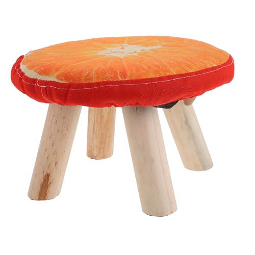 SHERCHPRY Kleiner Holzhocker Fußhocker Schminkhocker Kurzer Holzhocker Niedriger Holzhocker Kinderhocker Fußhocker Schuhwechselhocker Für Schuhwechselhocker Für Zuhause von SHERCHPRY