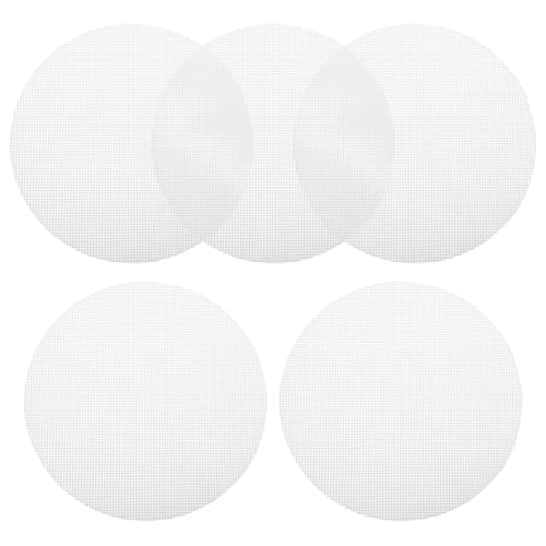 SHERCHPRY Matte Dim Sum Papier Wiederverwendbar Dampfgarer Mesh-Pads 20Cm Wiederverwendbare Dampfeinsätze Antihaft-Dampfmatte Atmungsaktive Stofffilter Zum Dampfbacken 5St Dim-Sum-Dampfgarer von SHERCHPRY