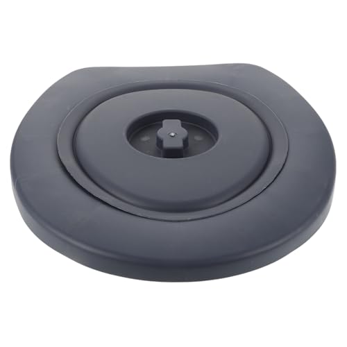 SHERCHPRY Tragbarer Toilettensitz mit Deckel Leichter Universeller Sitz für Standardtoiletten Seniorengerecht Langlebig Einfache Befestigung Rundes Gepolstertes Sitzkissen für Camping und von SHERCHPRY