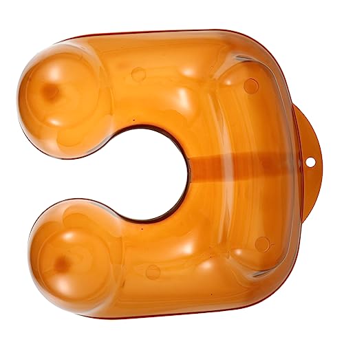 SHERCHPRY Haarwaschtablett Schultertablett PVC Wasserablauf für Friseure Barbershops Professionelles Dauerwellentablett Nackenkissen für Haarwaschen Färben von SHERCHPRY