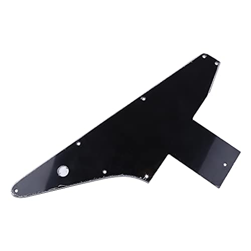 SHESSTILL 3-lagiges Gitarren-Pickguard Pickguard für Explorer Gibson '76 Reissue Black Parts von SHESSTILL