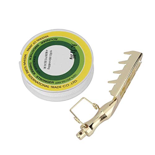 SHESSTILL Edelstahl Hartköder Retriever Köder Rettung Stuck Fish Lure Seeker Bait Saver Angelgerät Werkzeug mit 16# 30 m PE-Schnur von SHESSTILL
