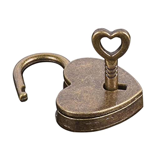 SHESSTILL Personalisierte Liebe Herzschloss für Paare Männer Frauen Freund Freundin Gedenktag Valentinstag Brücke Vorhängeschloss von SHESSTILL