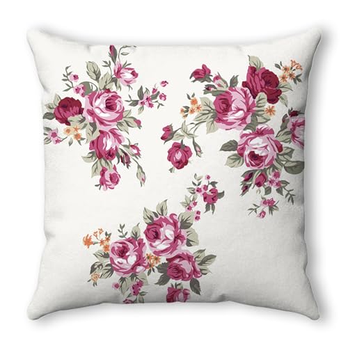 Kissenbezug 40x40 Blumen Rosa Orange Sofakissen Leinen Atmungsaktiver Outdoor Kissen für Garten Terrasse Pillow Cover für Familie Wohnzimmer Kissenbezüge 40x40 Kissenbezug 40x40 Blumen Rosa Orange Sofakissen Leinen Atmungsaktiver Outdoor Kissen für Garten Terrasse Pillow Cover für Familie Wohnzimmer Kissenbezüge 40x40 von SHFDJTL