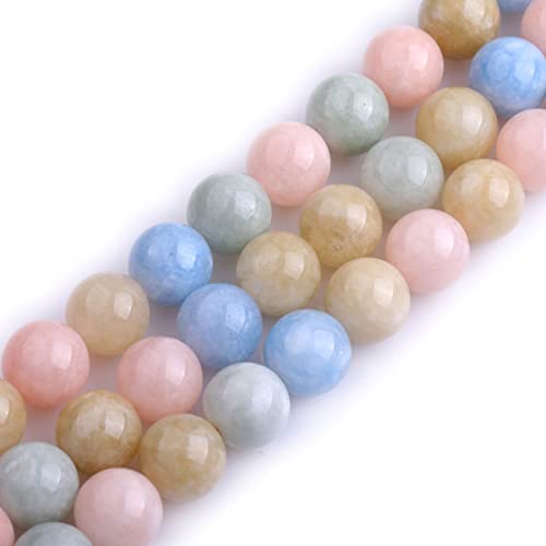 14 mm Morganit, Morgan-Farbe Jade, runde Natursteinperlen zur, Strang 15 Zoll, Perlen, Halbedelstein, DIY, handgefertigtes Bastelzubehör 14 mm Morganit, Morgan-Farbe Jade, runde Natursteinperlen zur, Strang 15 Zoll, Perlen, Halbedelstein, DIY, handgefertigtes Bastelzubehör von SHFJASBNUMG