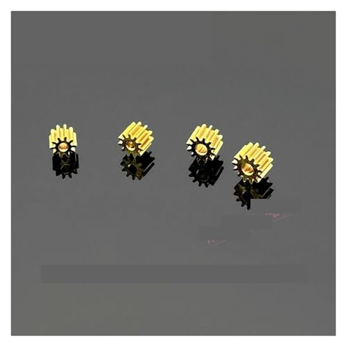 0.6 Modulus Brass Copper Metal Gear Toy RC Car Transmission Fit For 2mm 3.175mm Shaft 12T 3.175MM von SHFTQXSLAT