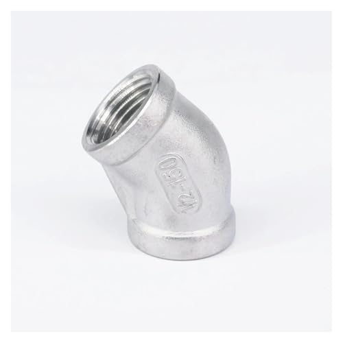 1/2" Female Thread 304 Stainless Steel 45 Degree Elbow Pipe Fitting Connector water oil air 1/2" Female Thread 304 Stainless Steel 45 Degree Elbow Pipe Fitting Connector water oil air von SHFTQXSLAT