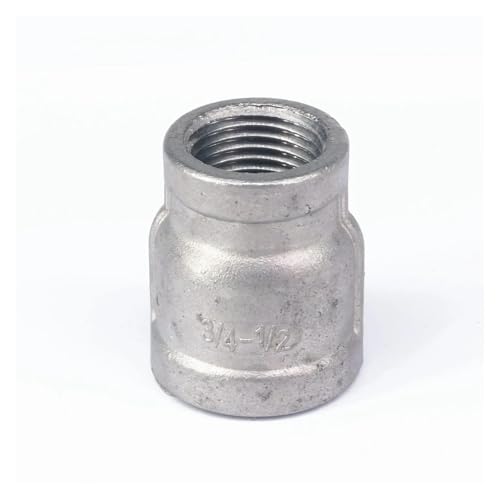 1/2" female to 1/4" female Thread Reducer 304 Stainless Steel Pipe Fitting Connector Adpater von SHFTQXSLAT