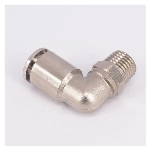 1/4" Male to Fit Tube O/D 10mm Pneumatic Nickel Brass ELbow Push In Connector Union Quick Release Air Fitting Plumbing 1/4" Male to Fit Tube O/D 10mm Pneumatic Nickel Brass ELbow Push In Connector Union Quick Release Air Fitting Plumbing von SHFTQXSLAT