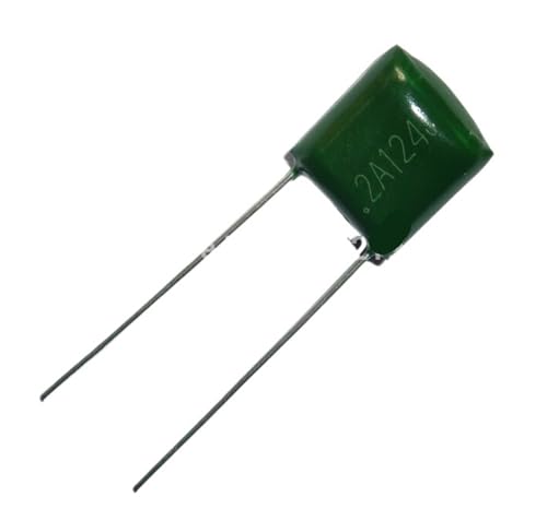 100pcs Mylar Film Capacitor 100V 2A124J 0.12uF 120nF 2A124 5% Polyester Film capacitor von SHFTQXSLAT