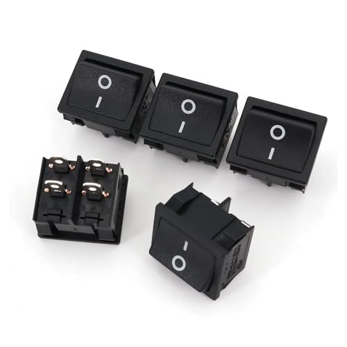 10Pcs 21x24mm RLEIL RL3-2 4Pin ON-OFF 2-Position DPST Rocker Switch 10A/125VAC von SHFTQXSLAT