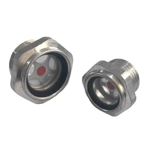 1PC 1" BSPP Male Aluminum Oil Sight Glass Window von SHFTQXSLAT