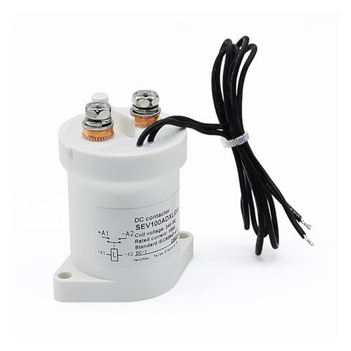 1PC 60V 1NC Vehicle 24V Coil high Voltage DC Relay SEV100AD 100A von SHFTQXSLAT