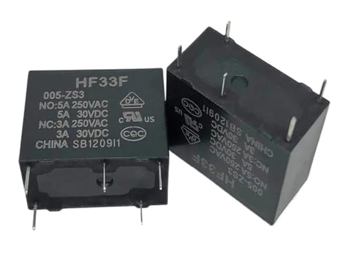 1pc HF33F 005-ZS3 5V (33FC-5V/12V/24V-5A) Relay 5pins von SHFTQXSLAT