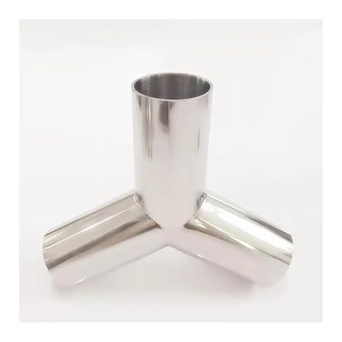25mm 1" Pipe OD Butt Welding Y Shaped 3 Way SUS 304 Stainless Steel Fitting Spliter Homebrew Beer Wine von SHFTQXSLAT