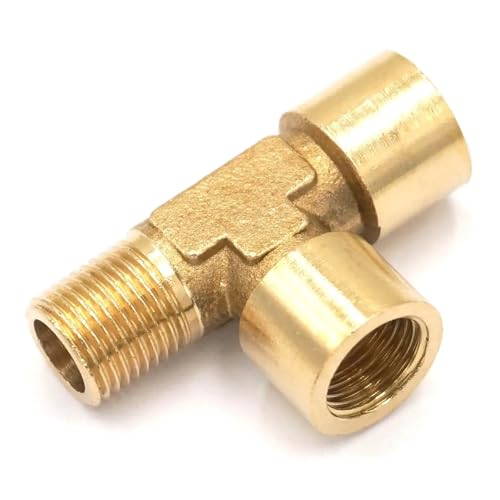 2pcs 3/8" Female-Female-Male Tee 3 Way Brass Pipe Fitting Connector Water Fuel Gas 2pcs 3/8" Female-Female-Male Tee 3 Way Brass Pipe Fitting Connector Water Fuel Gas von SHFTQXSLAT