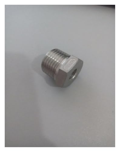 304 Stainless Steel Reducer 1/2" Male Thread to 1/4" Female Thread Reducing Bush adapter Fitting Gas Air Water Fuel 304 Stainless Steel Reducer 1/2" Male Thread to 1/4" Female Thread Reducing Bush adapter Fitting Gas Air Water Fuel von SHFTQXSLAT
