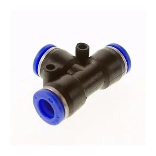 Fit Tube O/D 14mm Pneumatic Tee 3 Way Push In Connector Union Quick Release Air Fitting Plumbing von SHFTQXSLAT