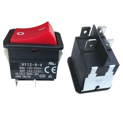 HY12-9-4 Industrial Welder Welding Machine On-Off Rocker Switches 4Pins 20A 125/250V, 2-Pack von SHFTQXSLAT