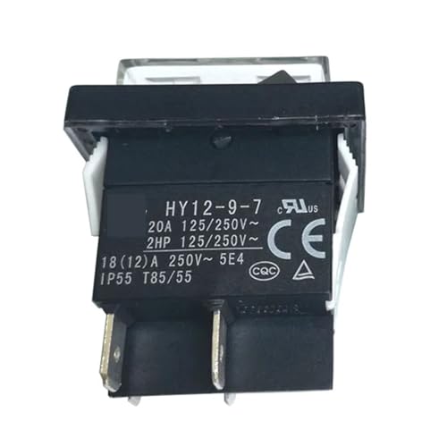 HY12-9-7 On Off Waterproof Rocker Pushbutton Switches for Tools 4Pins von SHFTQXSLAT