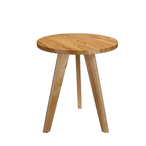 SHGDAIO Couchtisch Wohnzimmer Holz runder Beistelltisch Nachttisch Wohnzimmer oder Kleiner Tisch von SHGDAIO