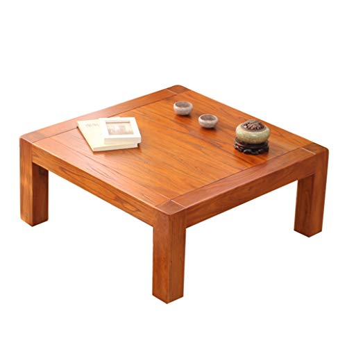 SHGDAIO Massivholz-Couchtisch, einfacher Holztisch, quadratischer Tisch für Zuhause, Esstisch aus Holz, Arbeitstisch, Laptop-Tisch, Arbeitstisch von SHGDAIO