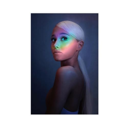 Poster "Sängerin Ariana Grande", Leinwandposter, Wandkunst, Dekordruck, Bild, Gemälde für Wohnzimmer, Schlafzimmer, Dekoration, 50 x 75 cm, 4 Stück Poster "Sängerin Ariana Grande", Leinwandposter, Wandkunst, Dekordruck, Bild, Gemälde für Wohnzimmer, Schlafzimmer, Dekoration, 50 x 75 cm, 4 Stück von SHGJE