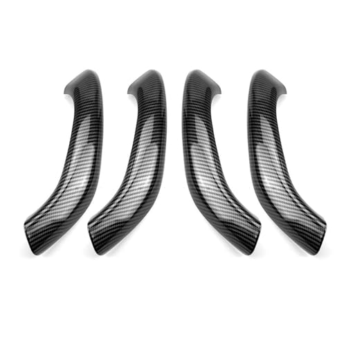SHGJGH Türinnengriff Auto-Innentür-Zuggriff äußere Abdeckung Verkleidung Ersatz für X1 X2 F48 F49 F39 2016–2020 51417417513 Türgriff Innentür(4pcs - Carbon Fiber) von SHGJGH