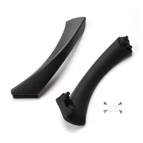SHGJGH Türinnengriff Autoinnenraum Beifahrertürgriff Pull Carbon Fiber Kit Für 3er E90 E91 E92 316 318 320 325 328i 2004-2012 Türgriff Innentür(Black-Set-Left) von SHGJGH