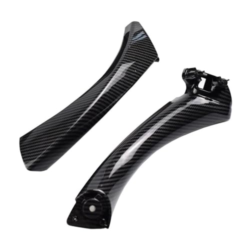 SHGJGH Türinnengriff Für E90 E91 Für 3-Serie Auto Innen Tür Griff Limousine Pull Trim Abdeckung 51417230850 51419150335 51419150340 Türgriff Innentür(Carbon Fiber-Right) von SHGJGH