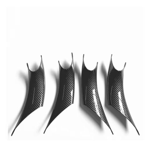 SHGJGH Türinnengriff Gloss Carbon Fiber Auto Türgriff für 3 4 Serie Für M3 Für M4 F30 F31 F32 F33 F34 F36 F80 F82 Türgriff Innentür(4 pcs) von SHGJGH
