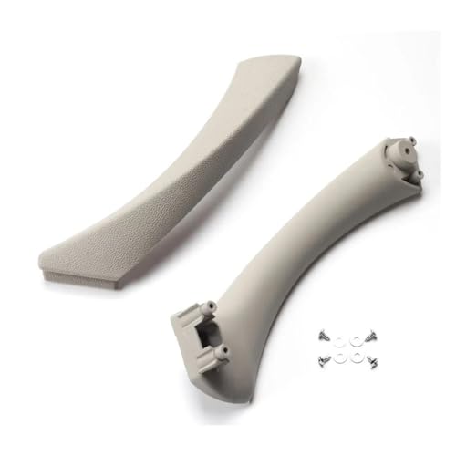 SHGJGH Türinnengriff Innentürgriff mit Abdeckungsverkleidung Ersatz für 3er-Reihe E90 E91 E92 316 318 320 325 328i 2005–2012 Türgriff Innentür(Gray(one the left)) von SHGJGH