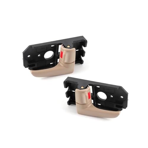 SHGJGH Türinnengriff Vorne Hinten Innen Tür Griff Für Kia Für Cerato 2005 2006 2007 2008 2009 2010 2011 2012 82610-2F000 82620-2F000 Türgriff Innentür(Beige Pair) von SHGJGH