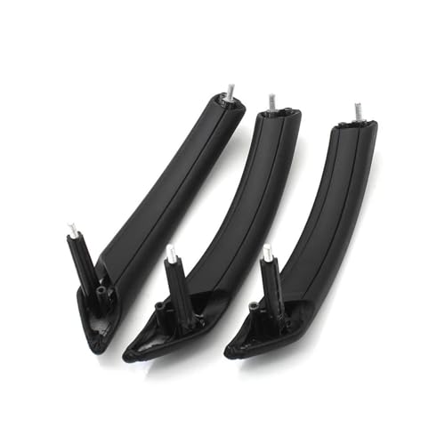 Türinnengriff Auto Beifahrertür Vorne Hinten Pull Griff Montage Set Ersatz Für 5 Serie E60 E61 2006-2010 51416983668 Türgriff Innentür(LHD Black Set) von SHGJGH