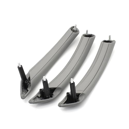 Türinnengriff Auto Beifahrertür Vorne Hinten Pull Griff Montage Set Ersatz Für 5 Serie E60 E61 2006-2010 51416983668 Türgriff Innentür(LHD Gray Set) von SHGJGH