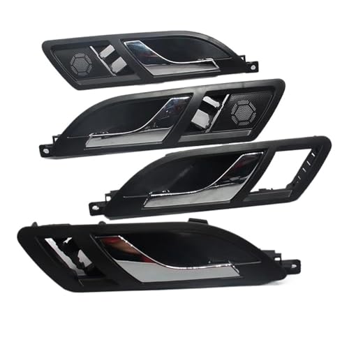 Türinnengriff Auto Innen Griff interne Schlüssel Öffnen Die Für VW Für Lavida 2008-2012 Für Skoda Für Superb 2001-2008 Türgriff Innentür(4PCS Black) von SHGJGH