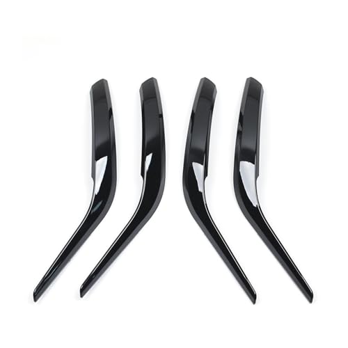 Türinnengriff Set Auto Innentür Vorne Hinten Links Rechts Pull Griff Äußere Abdeckung Trim Für X1 E84 2010-2016 Türgriff Innentür(Piano Black Set) von SHGJGH