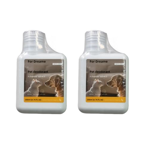 200ml Kirschblütenduft Haustier Deodorant Bodenreinigungsflüssigkeit. Kompatibel For Dreame Alle Kabellosen Nass- Und Trockensauger. Alle Saugroboter(2 bottle) von SHGTCOAP