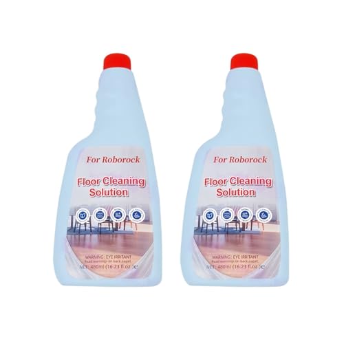 480 Ml Bodenreinigungslösung, Bodenpflegeflüssigkeit. Kompatibel For Roborock S7+/S7 Maxv Ultra/S7 Pro Ultra/S7 MAXV/S7 MAXV Plus/S7 MAXV Plus Ultra Roboterstaubsauger(2 bottle) von SHGTCOAP