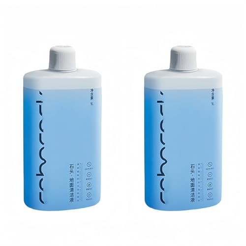 Original 1L Bodenreinigungslösung. Bodenpflegeflüssigkeit. Kompatibel For Roborock. Alle Roboterstaubsauger, Die Mit Bodenpflegeflüssigkeit Hinzugefügt Werden Müssen(2 Pcs) von SHGTCOAP