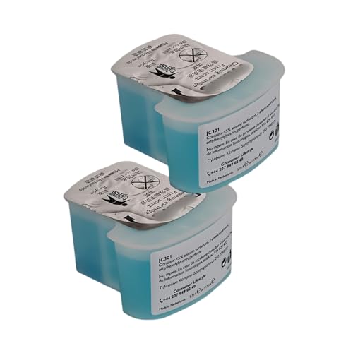 SHGTCOAP Kompatibel for Philips Clean & Renew Nachfüllkartuschen JC301, Reinigt Ihren Rasierer for Optimale Hygiene, Entfernt Haar- Und Hautreste, Rasierer-Reinigungsflüssigkeit(2 PCS) von SHGTCOAP