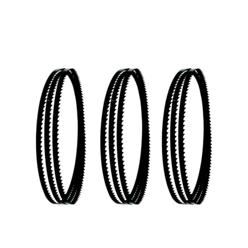 SHGUOMSC 3 Stück 56-1/8 Zoll x 3/8 4 TPI Carbon-Bandsägeblatt, Dicke 0,5 mm, Holzbearbeitungswerkzeuge von SHGUOMSC