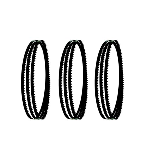SHGUOMSC 3 Stück 88-1/8 Zoll x 3/8 Breite 4 TPI Carbon-Bandsägeblatt, Bandsägeblatt mit hoher Härte und Verschleißfestigkeit von SHGUOMSC