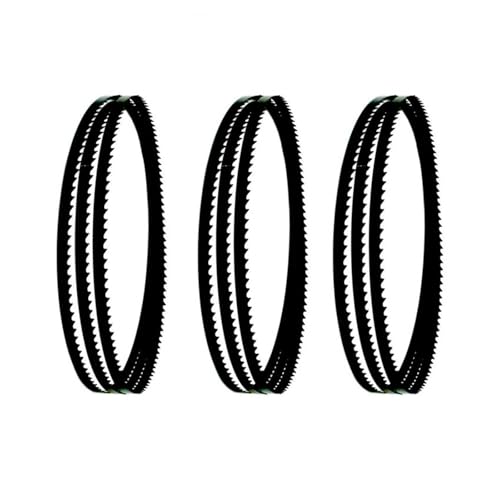 SHGUOMSC 70-1/2 Zoll Bandsägeblätter, 1/4 x 6 TPI Carbon-Bandsägeblatt, Holzbearbeitungswerkzeug, scharfe Klinge, 3 Stück von SHGUOMSC