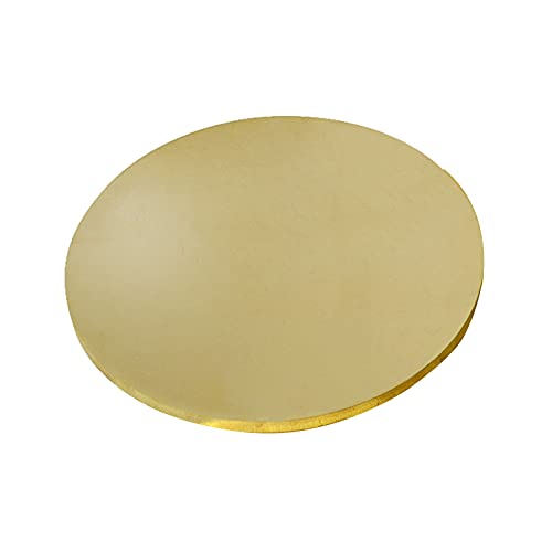 SHHMA Messingblech Messing Bleche Platten Messingplatte Runde Form, Für Kunsthandwerk Verwendet, 150 Mm Durchmesser,Thickness:1mm von SHHMA