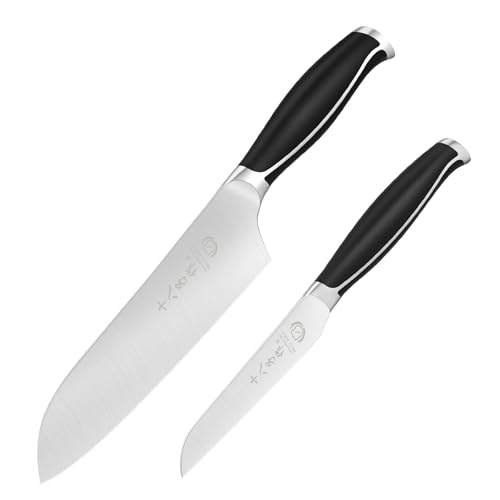 SHI BA ZI ZUO Messer Set,2-teilige Kochmesser Obstmesser Professionelles Küchenmesser Gemüsemesser für Müheloses, Präzises Schneiden und Hacken SHI BA ZI ZUO Messer Set,2-teilige Kochmesser Obstmesser Professionelles Küchenmesser Gemüsemesser für Müheloses, Präzises Schneiden und Hacken von SHI BA ZI ZUO