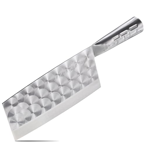 SHI BA ZI ZUO Metzgermesser Professionelles Küchenmesser Gemüsemesser für Müheloses, Präzises Schneiden und Hacken von SHI BA ZI ZUO