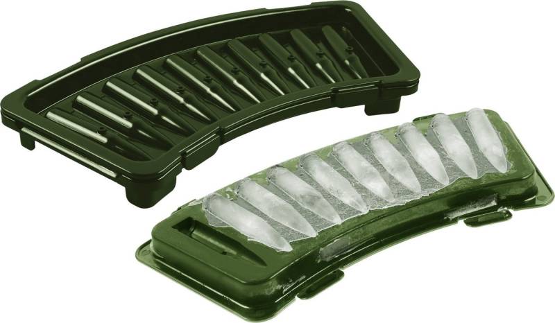 SHIBBY Eiswürfelform Eiswürfelform Patrone - 10 Fächer für Eiswürfel mit Deckel von SHIBBY
