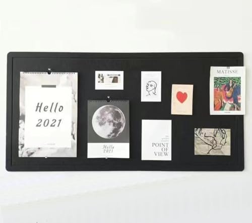 Faltbare Filz-Pinnwand, 40 x 60 cm, alternative Filz-Korktafel, Wand-Display für Foto, Memo, selbstklebender Wand-Organizer für Zuhause, Büro, Schwarz Faltbare Filz-Pinnwand, 40 x 60 cm, alternative Filz-Korktafel, Wand-Display für Foto, Memo, selbstklebender Wand-Organizer für Zuhause, Büro, Schwarz von SHIJHUI